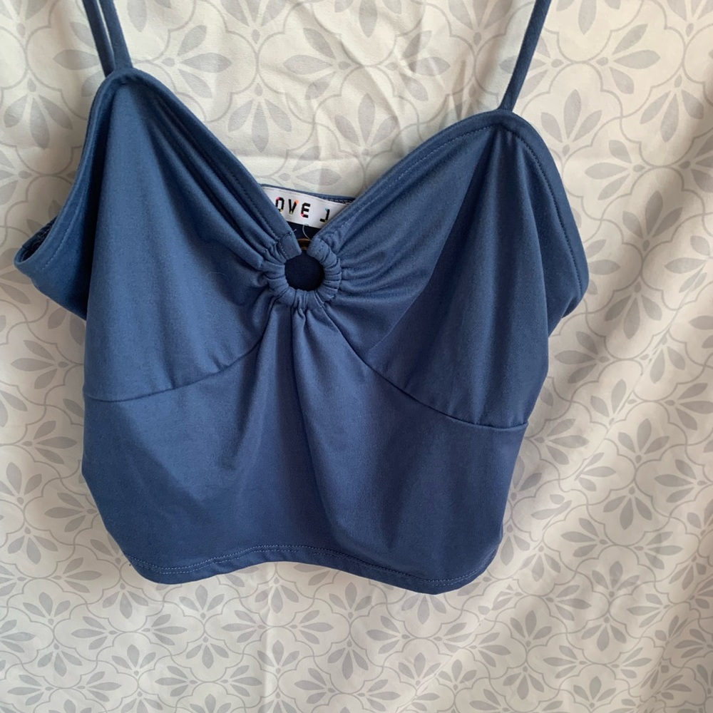 Love J large blue o-ring tank